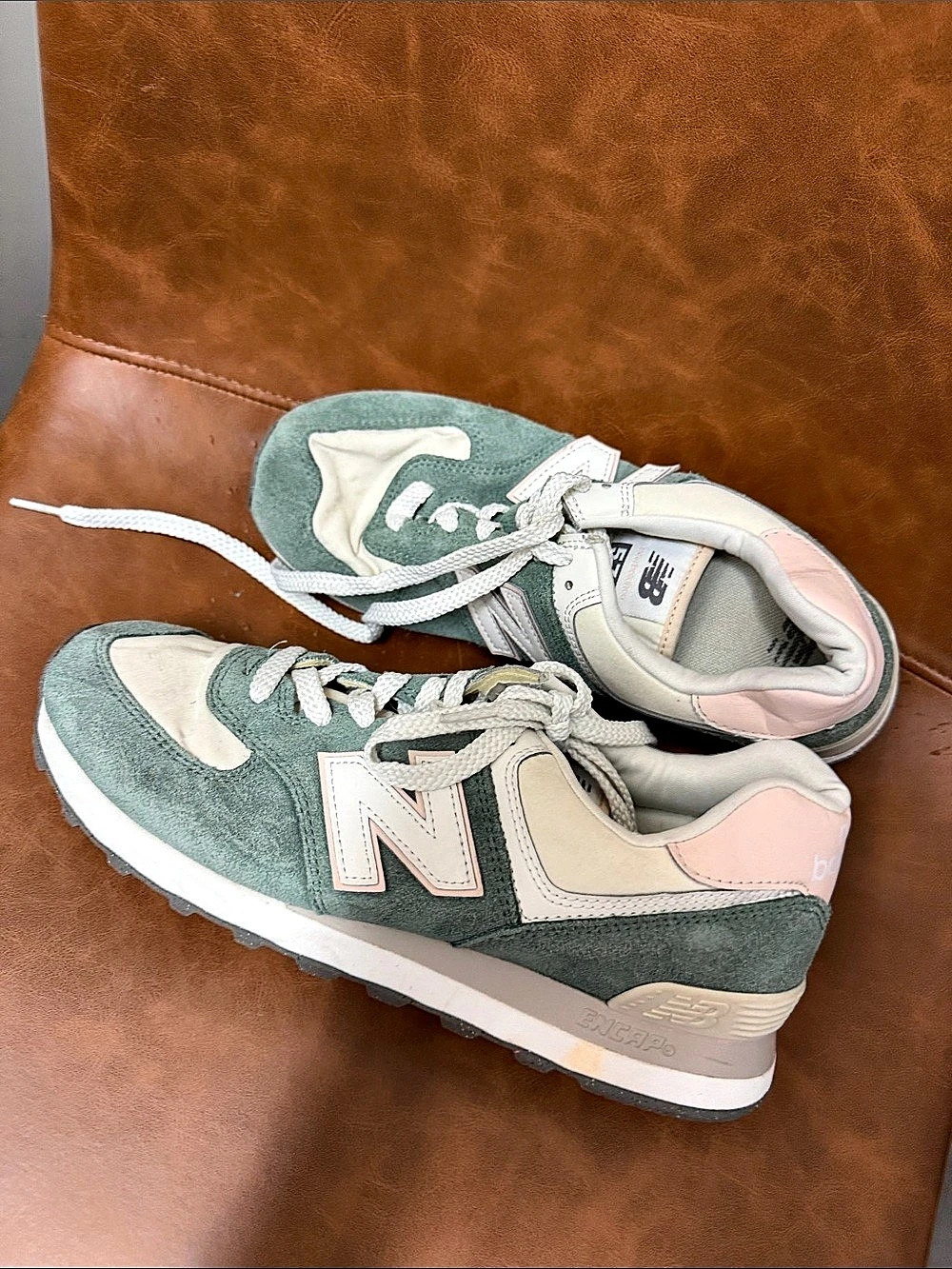 New Balance 574 Sage Green Fog Sneakers